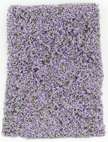 Dollhouse miniature LAVENDER LEAF MICRO-PHLOX 5"X 7"